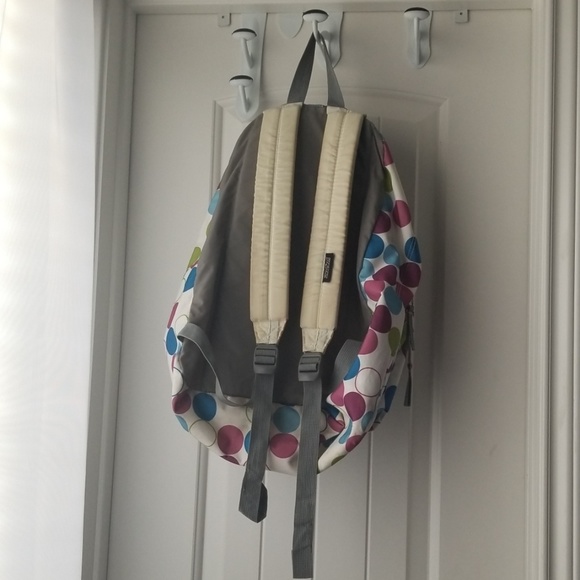 JANSPORT Super Break Polka Dot Backpack School Bag - Picture 4 of 4